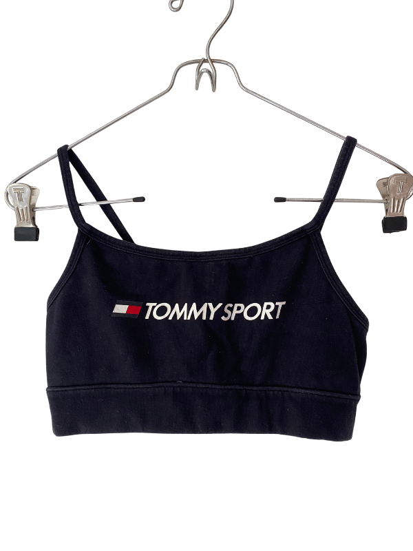 Tommy Sport Black Sports Bra