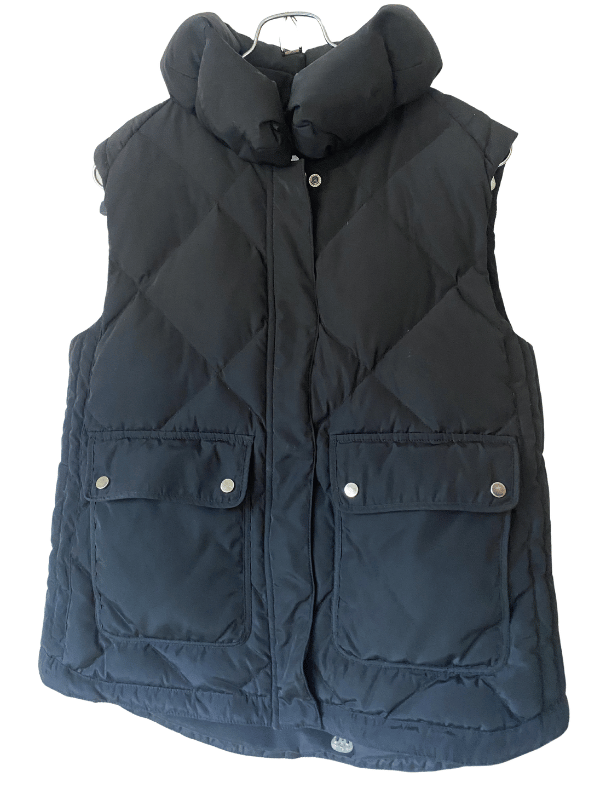 Country Road Black Down-Fill Puffer Vest, Size XS