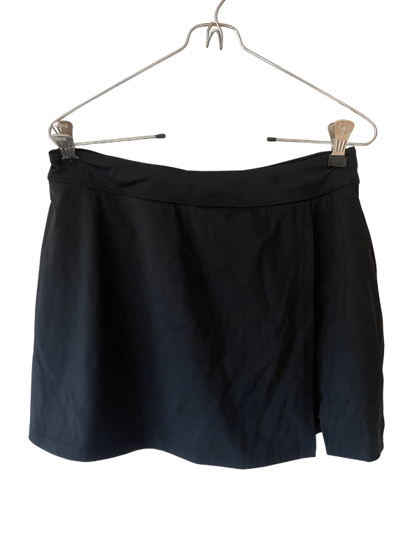 Cotton On Body Black Active Skort with Built-In Shorts, Size M