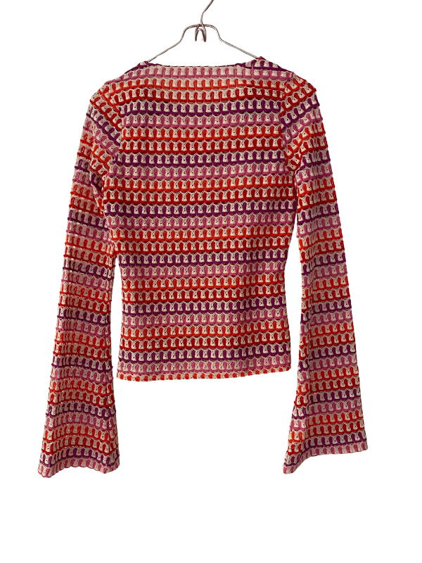 My Jewellery Crochet Long Sleeve Top (XS)