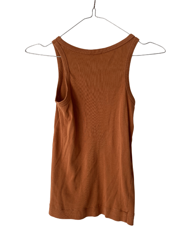 By Malene Birger Rust Cotton Tank