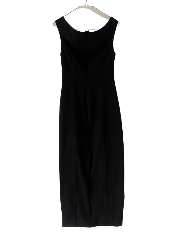 Meshki Black Midi Dress