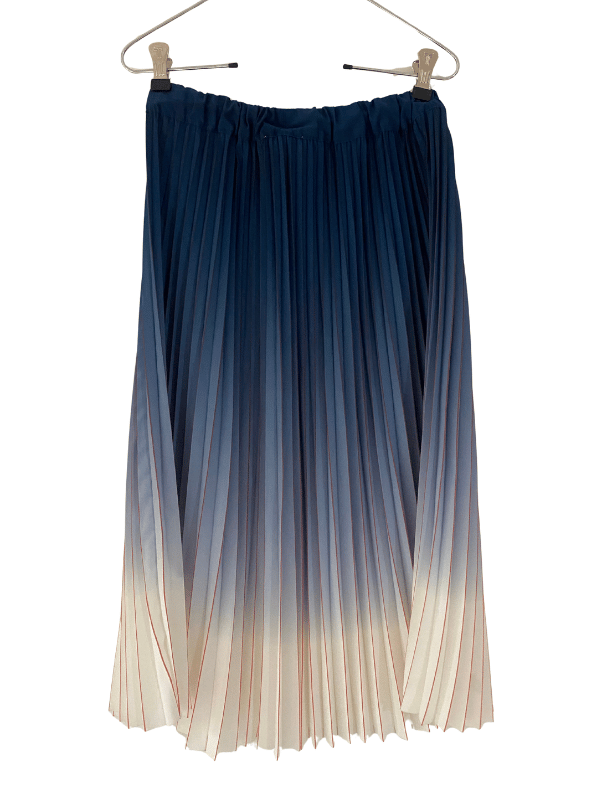 Second Female Ombre Pleated Midi Skirt