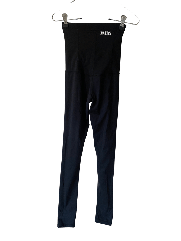Emamaco Black Maternity Support Leggings, Size XS