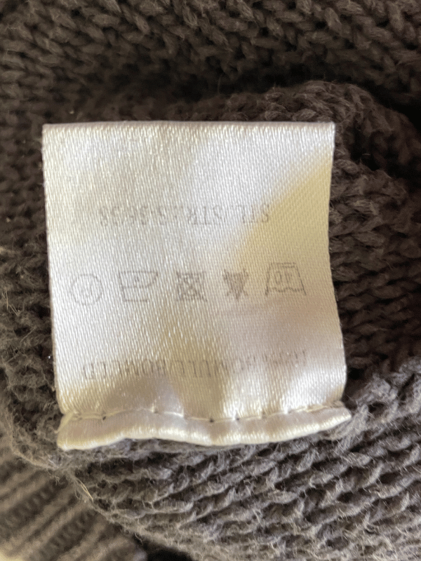 Grey/Blue Relaxed Knit Sweater