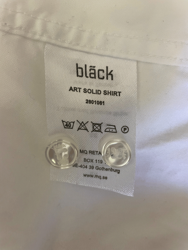 bläck Tailored Fit White Shirt (XL)