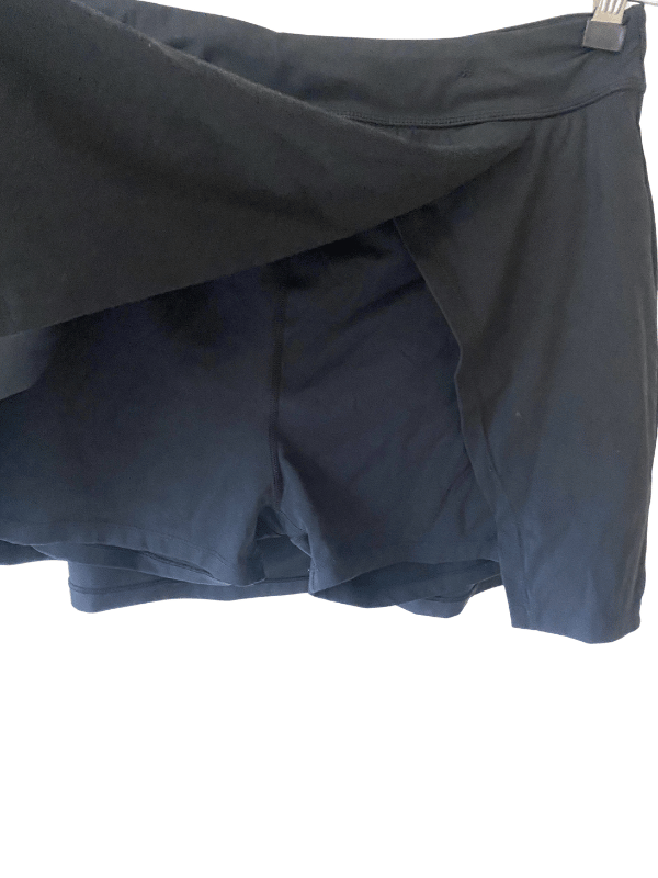 Cotton On Body Black Active Skort with Built-In Shorts, Size M