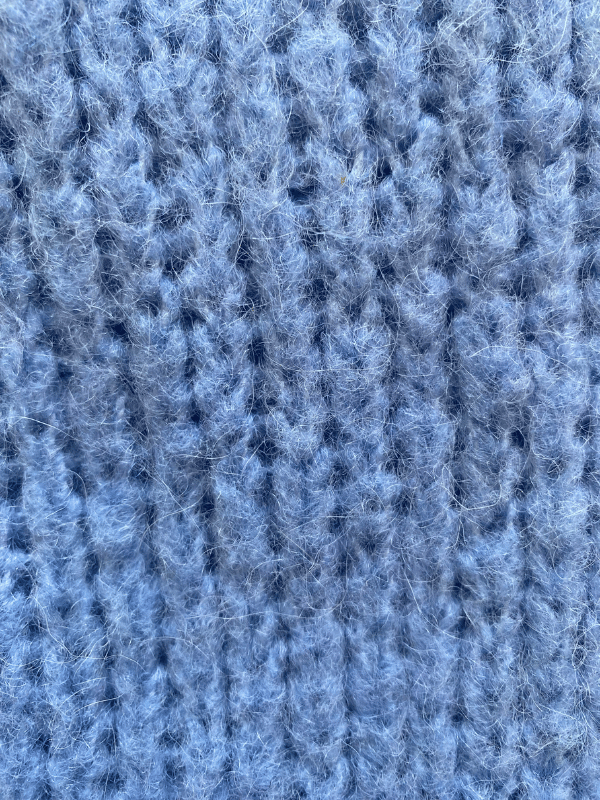 Neo Noir Wool & Alpaca Blend Knit in Sky Blue