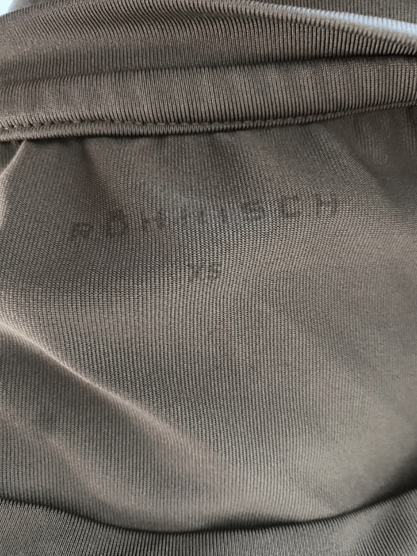 Röhnisch Mocha Brown Twist-Front Activewear Tank Top, Size S