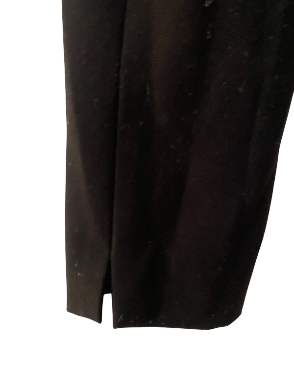Zara Tailored Black Slim-Leg Trousers (S)