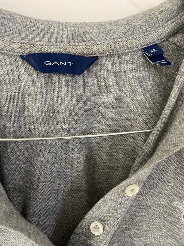 GANT Classic Grey Cotton Polo