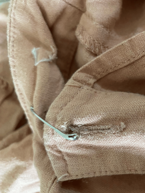 Sportsgirl Linen Blend Wrap Skirt in Terracotta