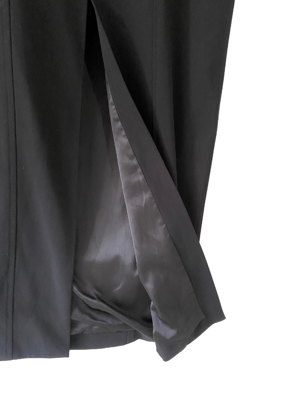 Meshki Black Midi Dress