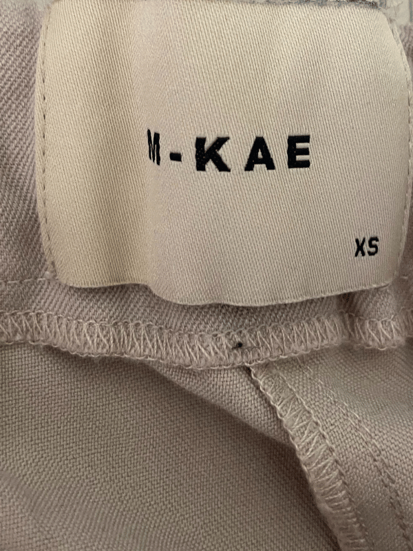 M-KAE Beige Tailored Trousers (XS)
