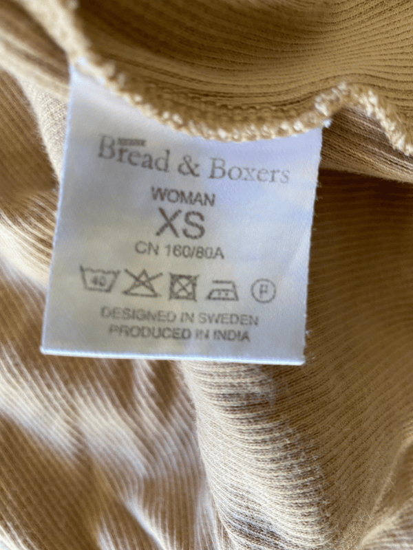 Bread & Boxers Ribbed Scoop-Neck Top