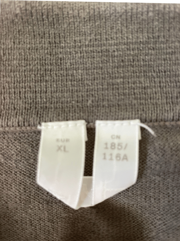 Arket Olive Green Collar Knit (XL)