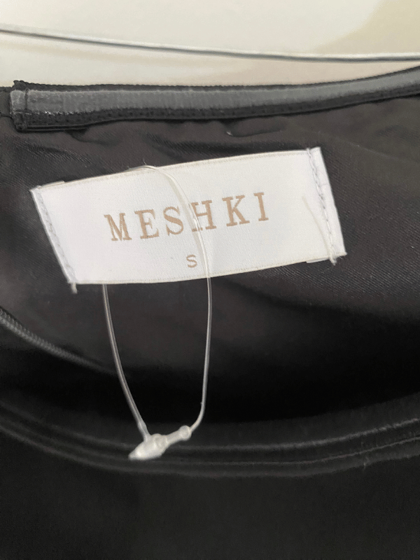 Meshki Black Midi Dress