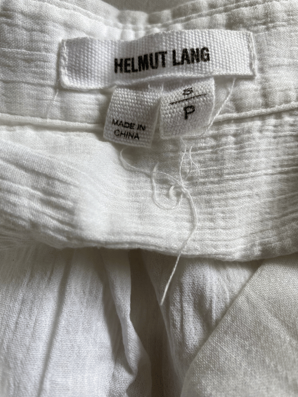 Helmut Lang Lightweight White Shirt (S)