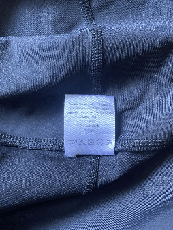 Emamaco Black Maternity Support Bike Shorts, Size Small