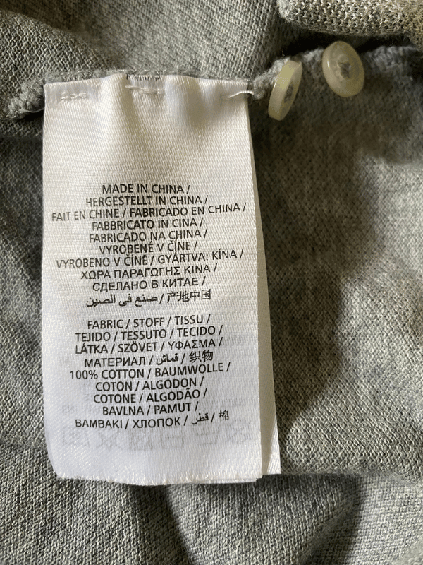 GANT Classic Grey Cotton Polo