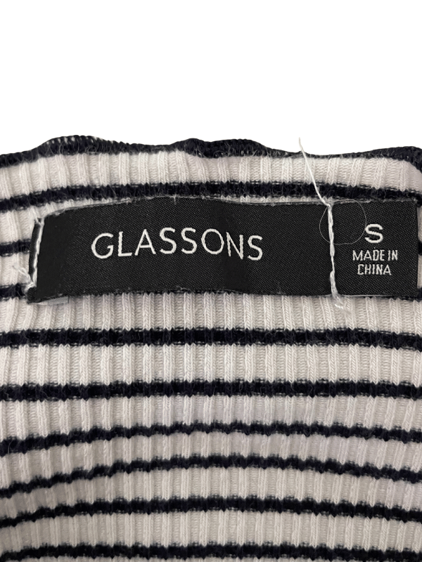 Glassons Striped Ribbed Off-Shoulder Top
