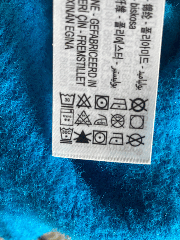 ZARA Blue Cropped Knit Jumper