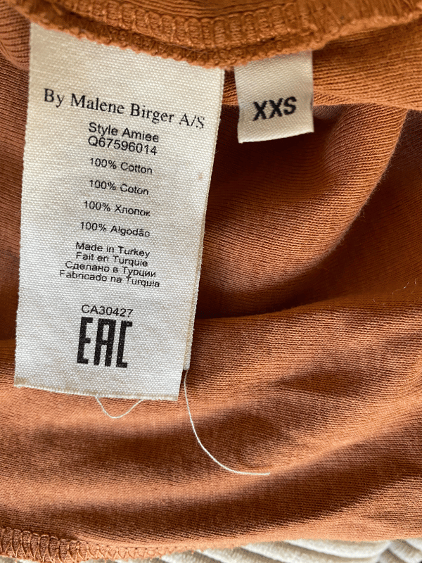 By Malene Birger Rust Cotton Tank