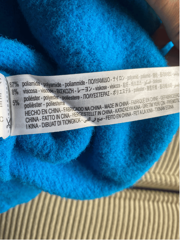 ZARA Blue Cropped Knit Jumper