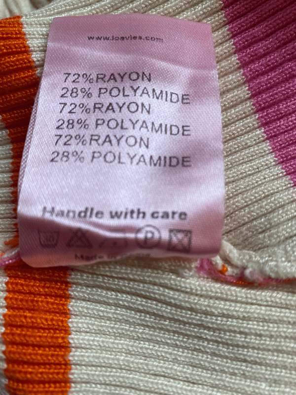 Loavies Striped Ribbed Bodysuit (XS)