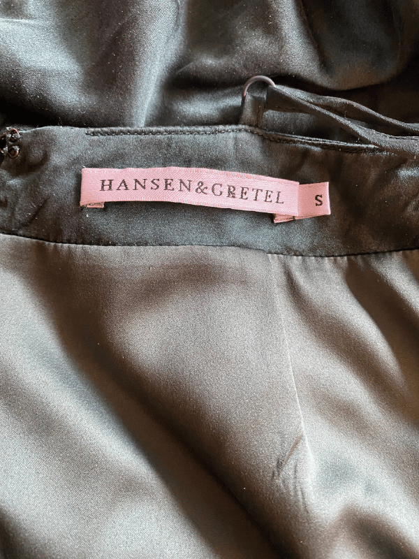 Hansen & Gretel Silk Tie-Back Mini Dress (S)