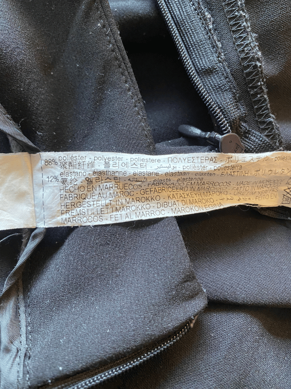 Zara Tailored Black Slim-Leg Trousers (S)