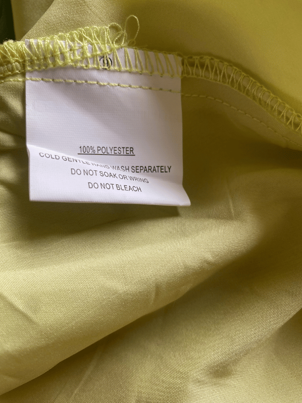 Saints & Secrets Lime Chiffon Mini Dress (AU 8)