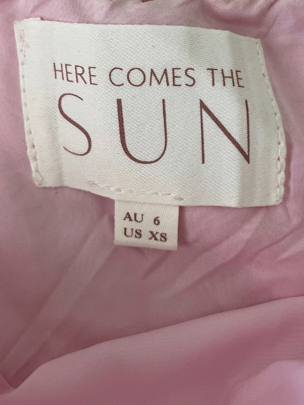 Arrabel Halterneck Ruffle Maxi Dress Pink - Here Comes the Sun