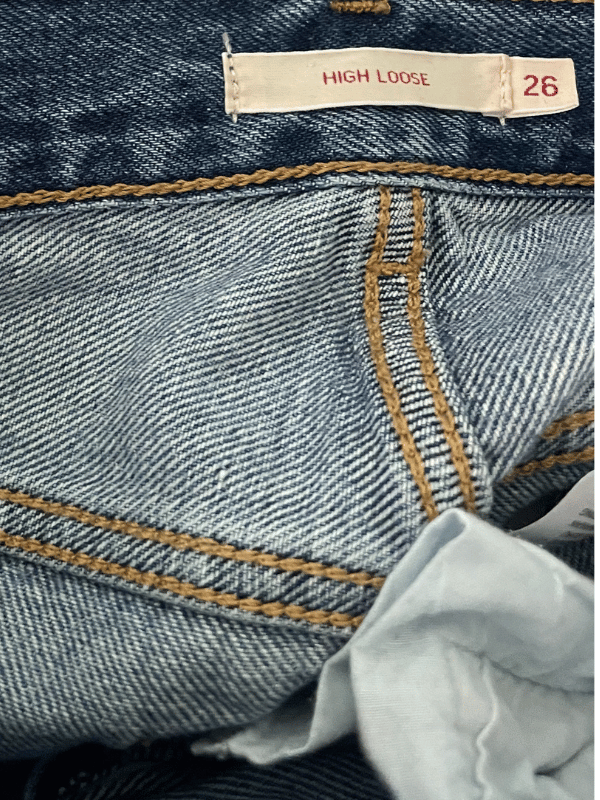 Blue high loose Levi's