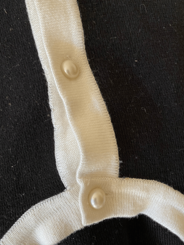 Zara Knit Contrast Trim Cardigan (M)